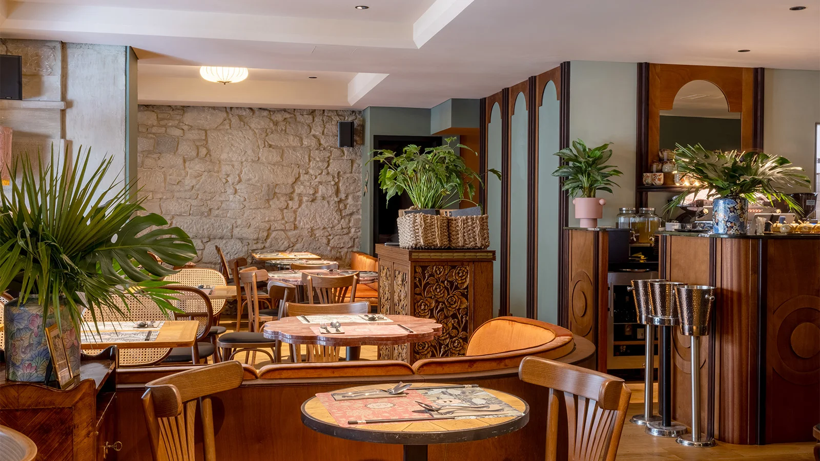 An An Restaurant von innen