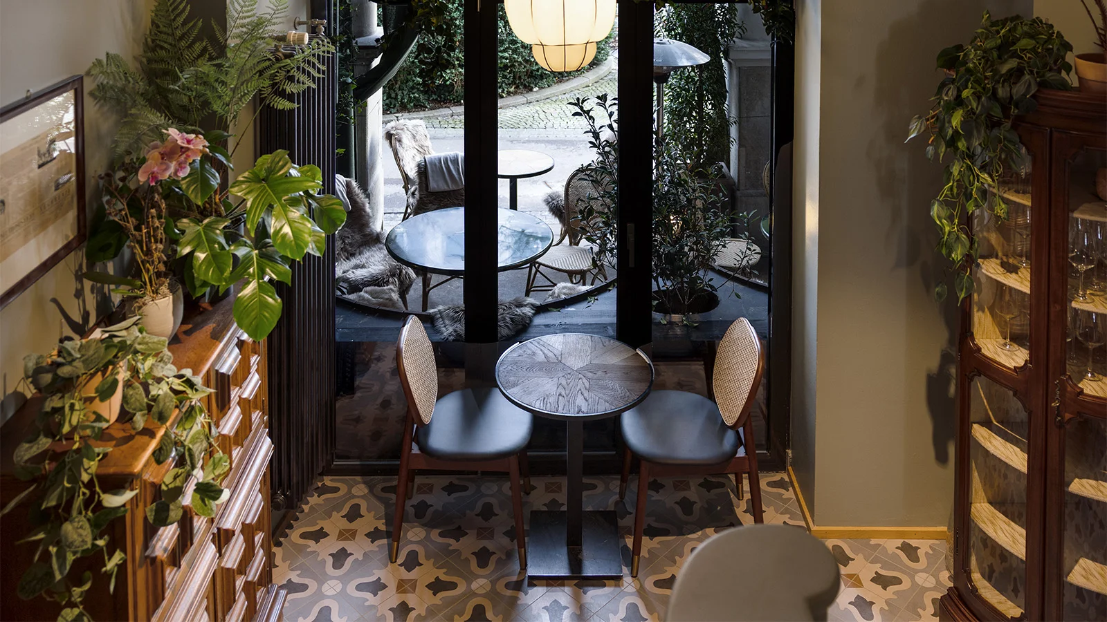 An An Restaurant von innen