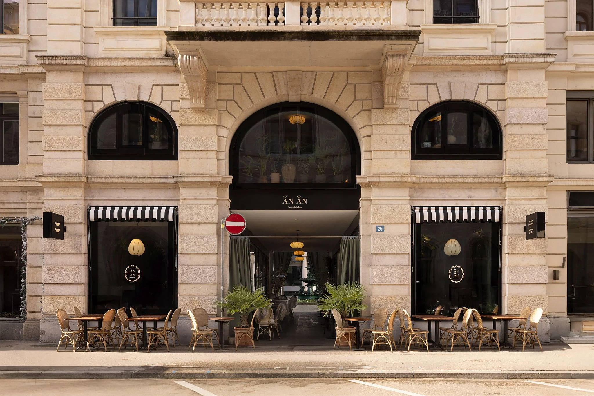 An An Restaurant von aussen